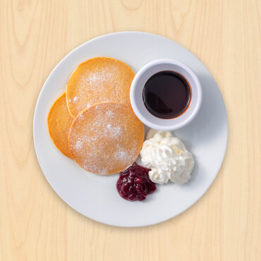 IKEA Family - Restaurant Offers Pancake with lingonberry jam, chocolate sauce and whipped cream